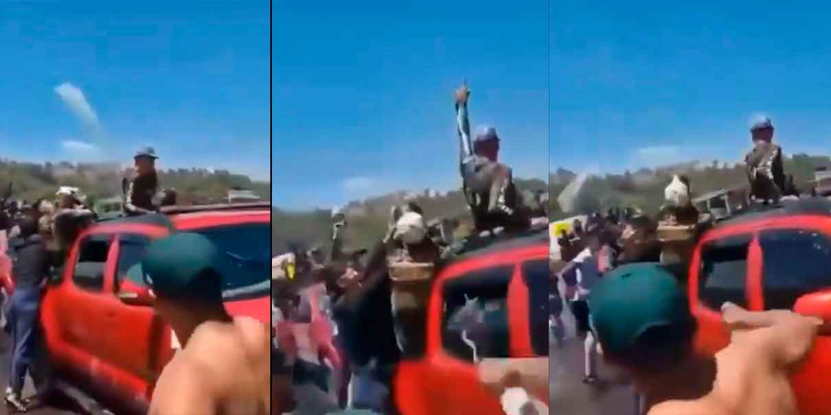 VIDEO. CJNG “celebra” con pobladores en Michoacán durante Sábado de Gloria