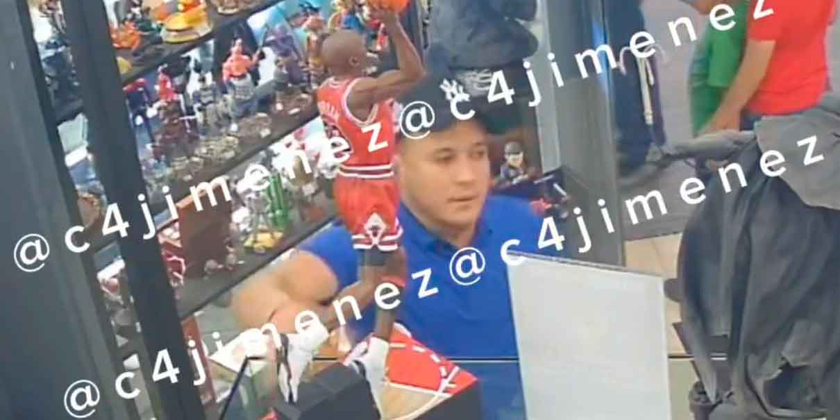 Roban estatua de colección de Michael Jordan en tienda de CDMX