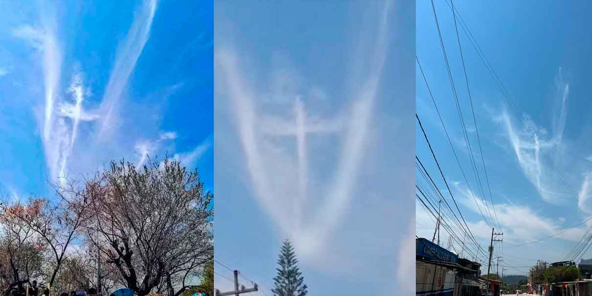 VIDEO. Una cruz aparece en el cielo y pausan procesión de Viernes Santo en Tejupilco