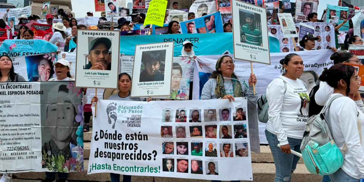 "Estamos muertas en vida". Madres marchan en su día en busca de justicia por sus desaparecidos 
