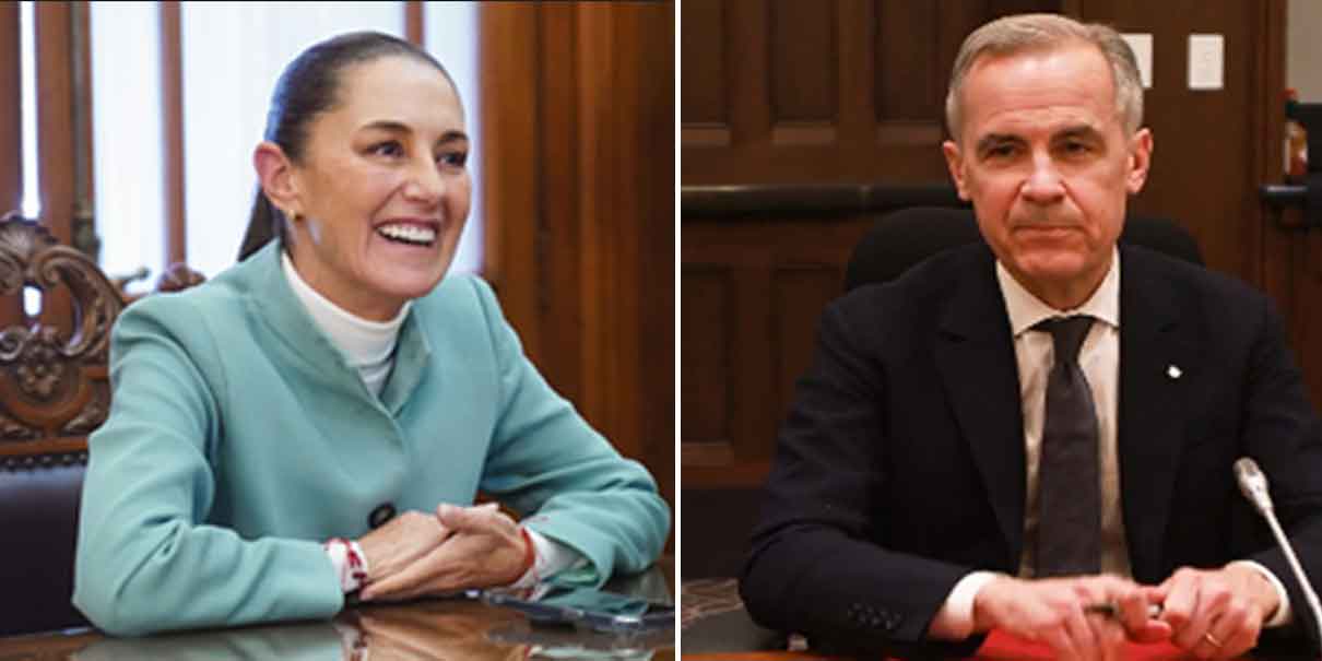 Mark Carney invita a Claudia Sheinbaum al G7: tensión comercial y dólar en juego