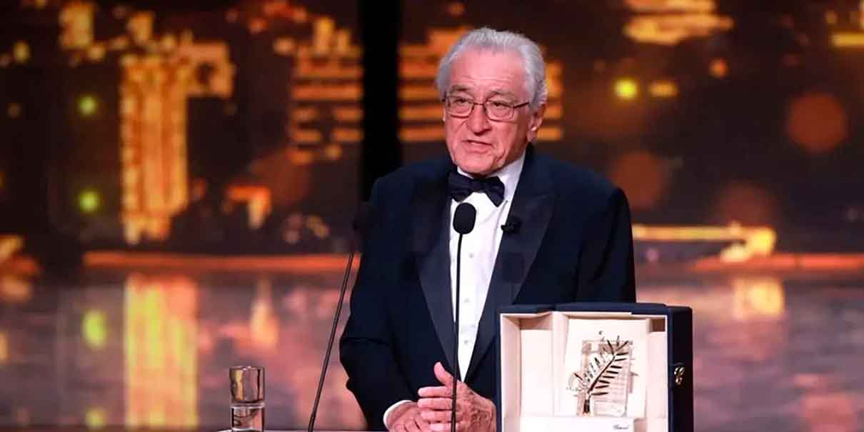 Robert De Niro llama a Trump "“presidente filisteo" durante premiación de Cannes