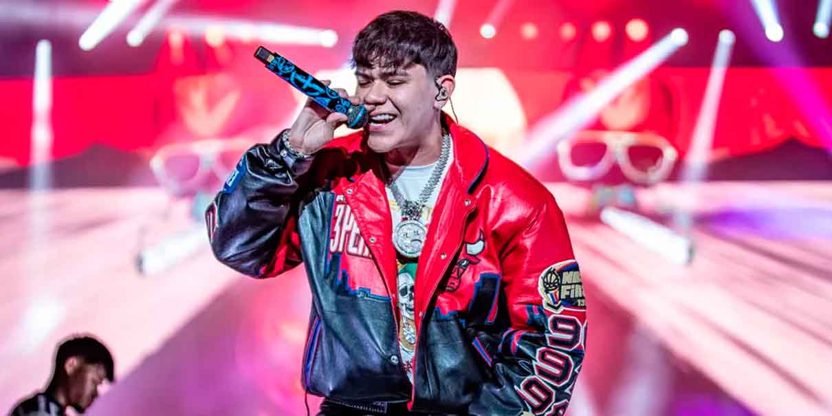 VIDEO. Cortan el sonido a Junior H  en pleno palenque por cantar narcocorrido