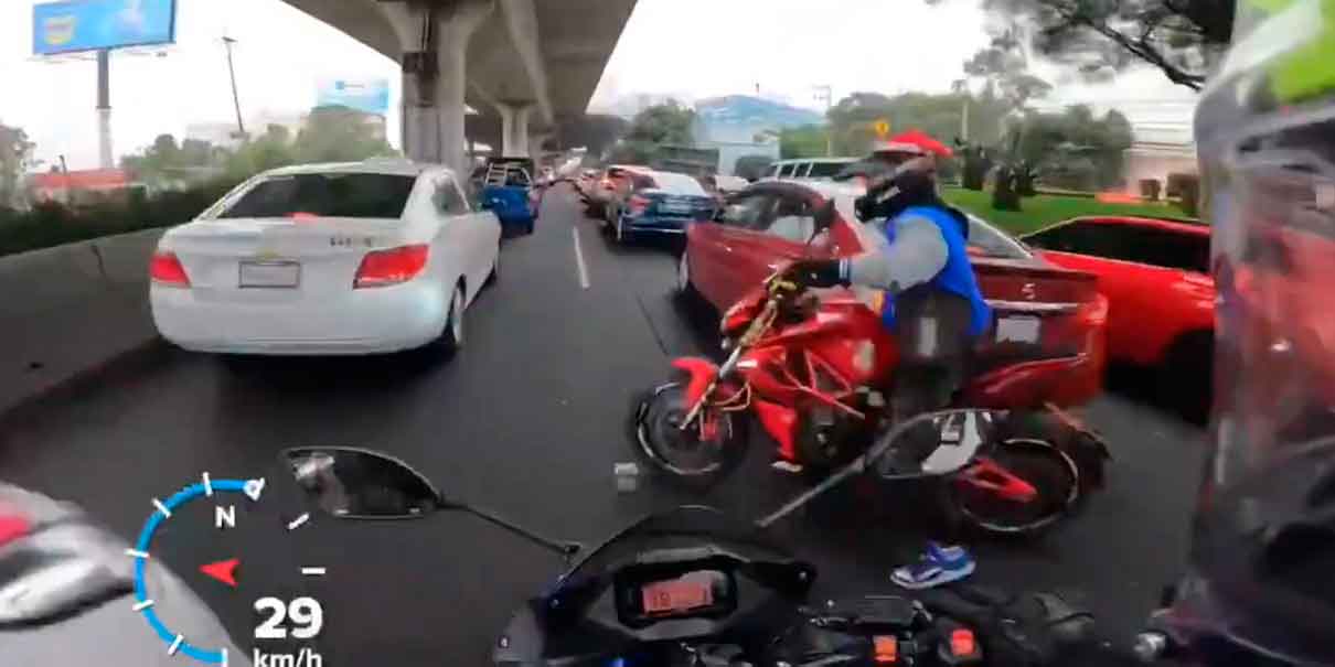 Ahora los “Montachoques” van sobre los motociclistas provocando accidentes  