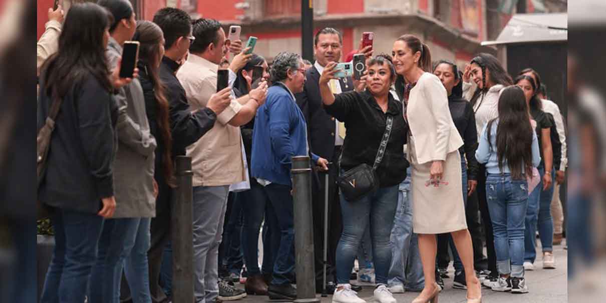 Aprobación de Claudia Sheinbaum se mantiene alta en mayo pese a ligera baja