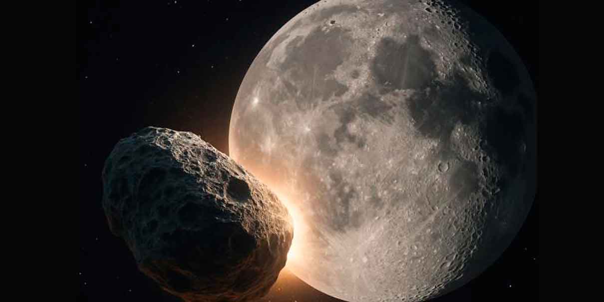 Aumentan las posibilidades de que el asteroide 2024 YR4 impacte con la Luna 