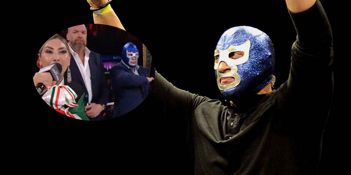 Blue Demon Jr. reacciona al error en el Himno Nacional y se vuelve viral