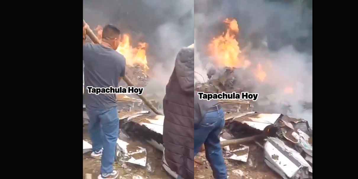 Se desploma avioneta en Tapachula durante operativo contra el gusano barrenador; habría al menos 9 muertos