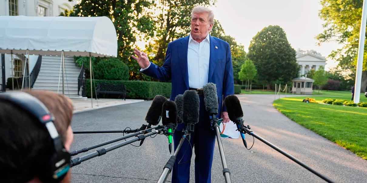 Trump regaña a Israel por arrojar bombas contra Irán, pide frenar bombardeo, 