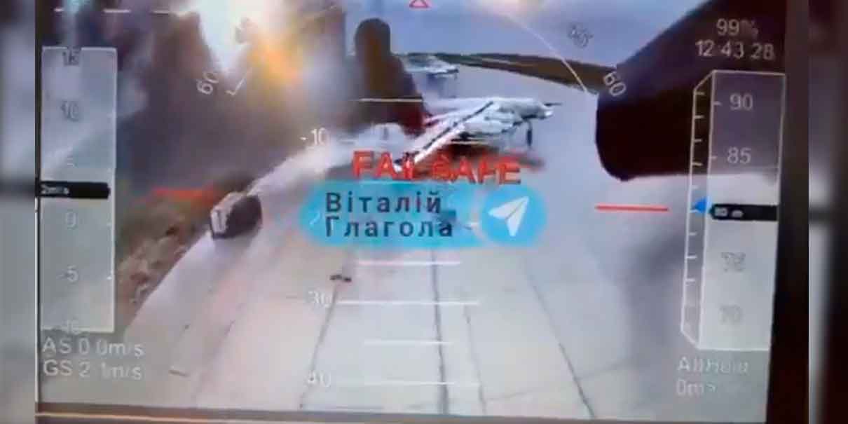 Ucrania lanza ataque sin precedentes con drones contra bases aéreas en Rusia