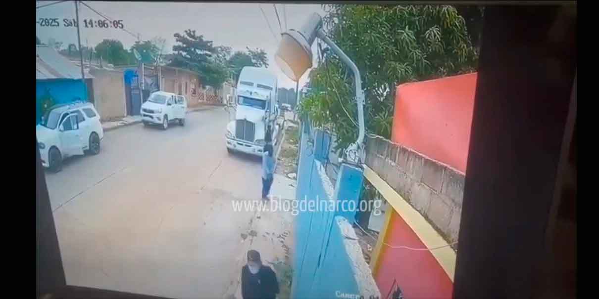 VIDEO. Empresario transportista  sostiene bacera con delincuentes para evitar ser secuestrado