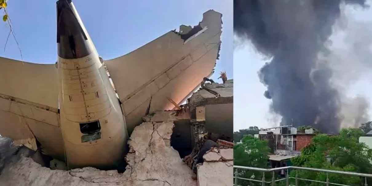 VIDEOS. Se desploma avión de Air India con 242 personas; un sobreviviente camina entre los escombros 