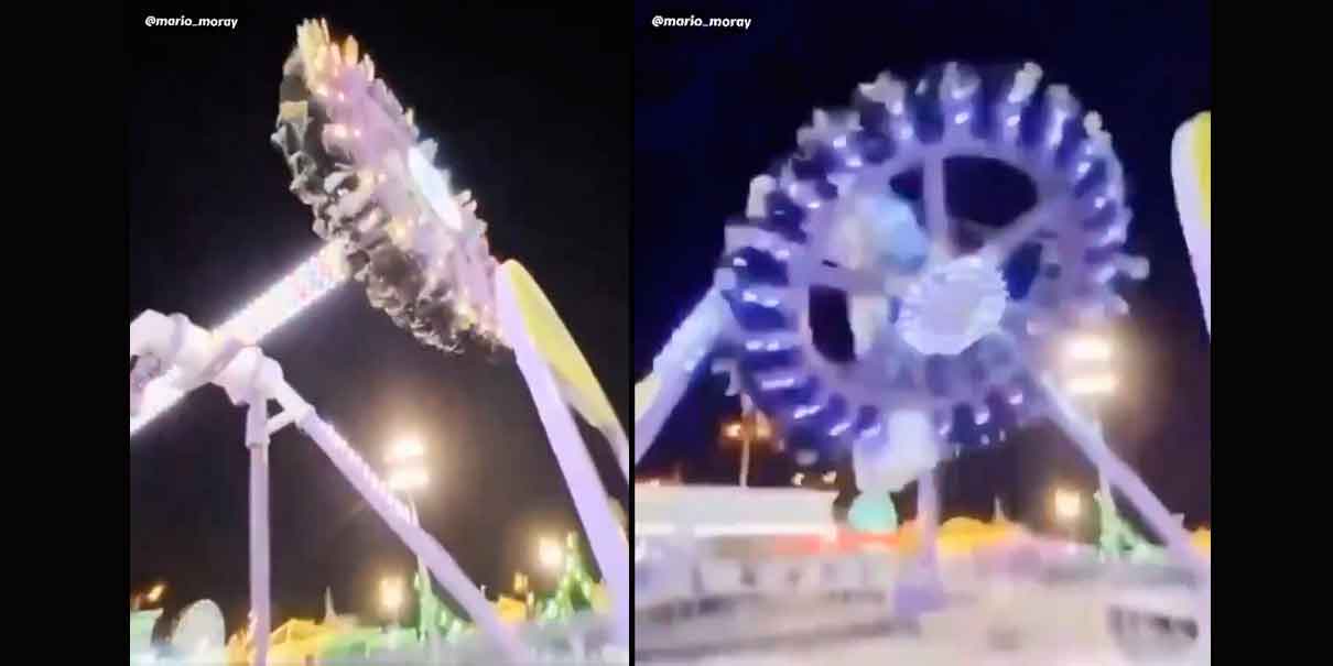 Colapsa juego mecánico en Arabia Saudita: 23 heridos en accidente en parque Green Mountain