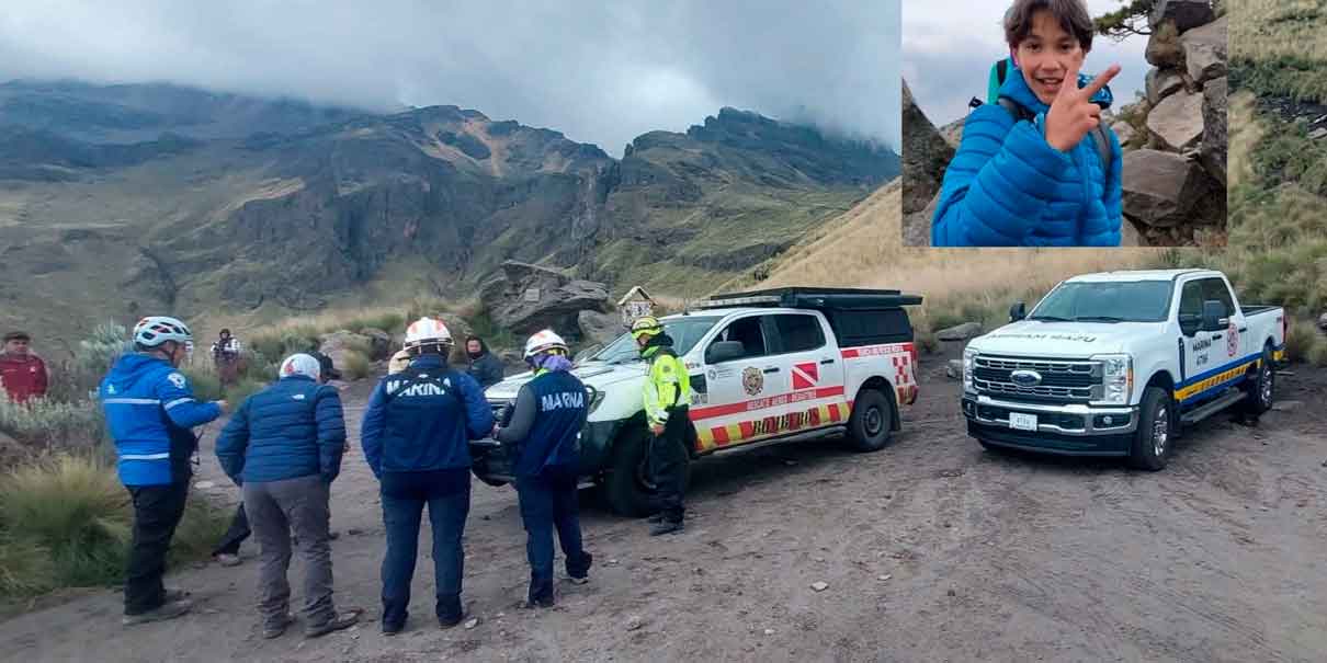 Cuerpo de adolescente desaparecido es localizado en el Iztaccíhuatl a 4,395 metros de altura