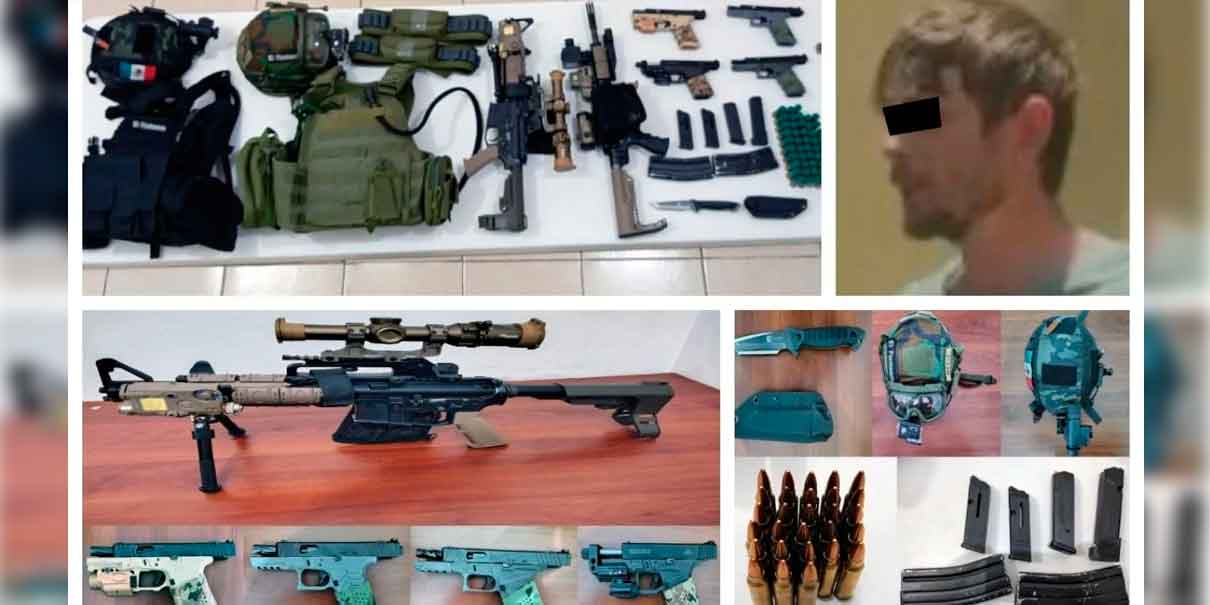 Detienen a ciudadano estadounidense fuertemente armado en Atlacomulco con presunta credencial de la CIA