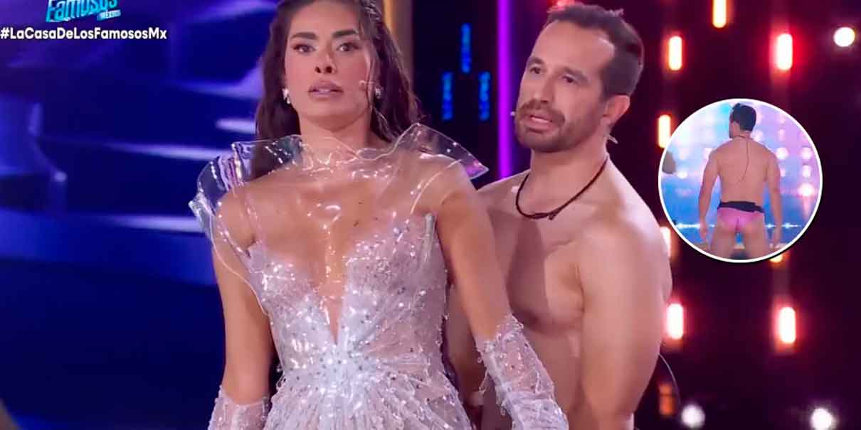 El Guana impacta en su ingreso a La Casa de los Famosos México 2025 con una tanga rosa y revive a Mariana Echeverría