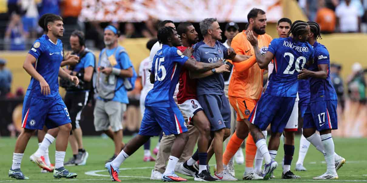 João Pedro acusa al PSG de "no saber perder" tras pelea con Luis Enrique en final del Mundial de Clubes
