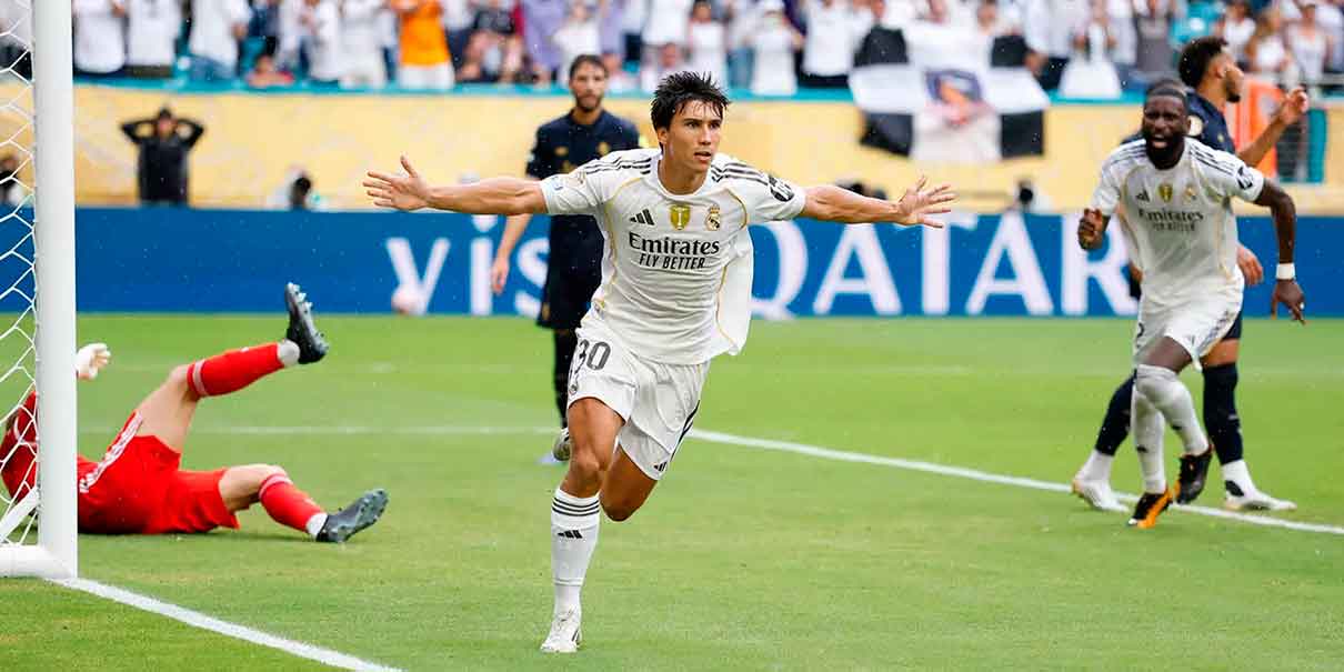 Real Madrid elimina a Juventus y avanza a cuartos del Mundial de Clubes con gol de Gonzalo García