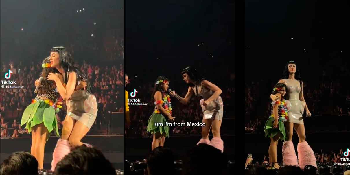 VIDEO. Katy Perry impulsa a niña mexicana a gritar su origen con orgullo durante concierto en California