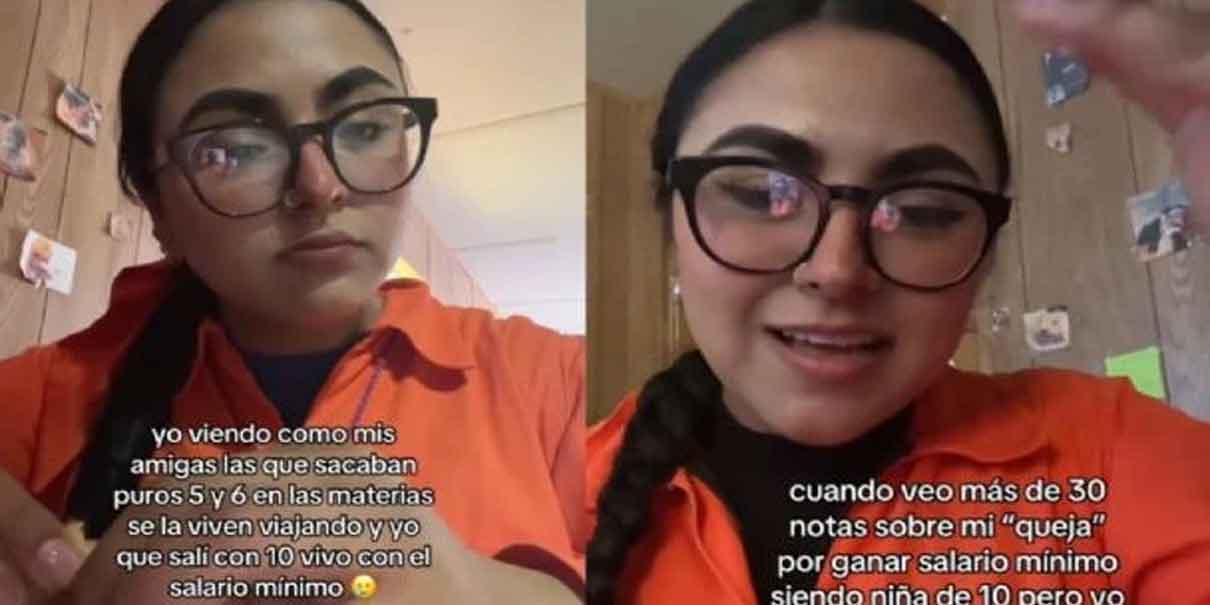 Joven mexicana viraliza su lucha con salario mínimo pese a egresar con 10