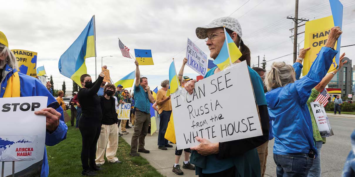 Ola de protestas en Alaska por visita de Putin antes de cumbre con Trump