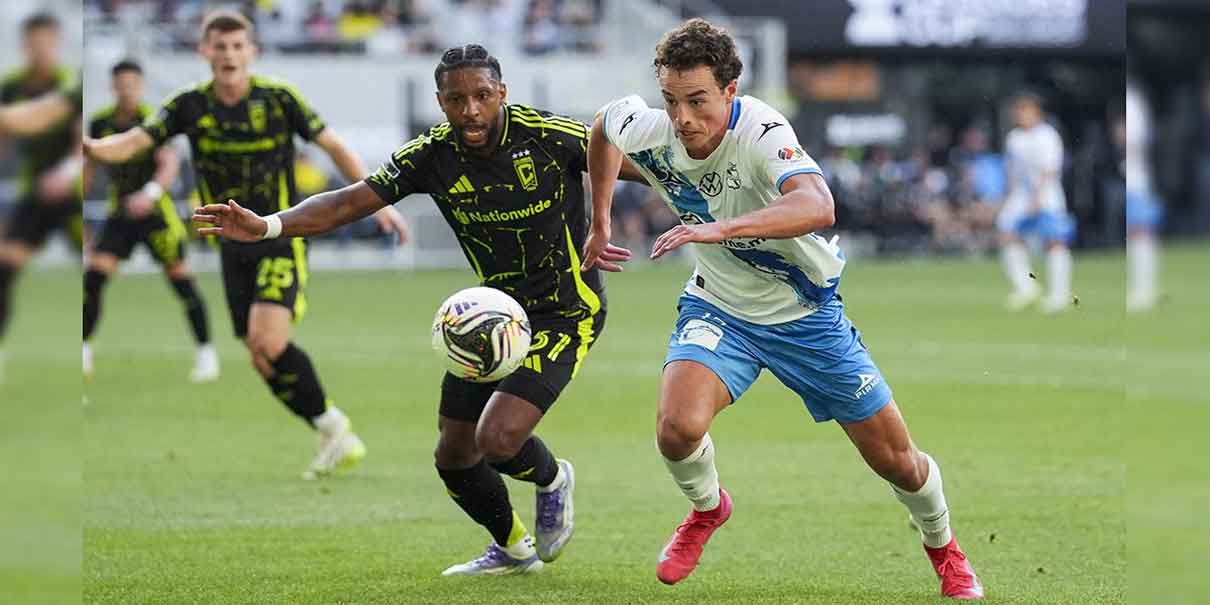 Puebla no puede con el campeón Columbus y se hunde en la Leagues Cup