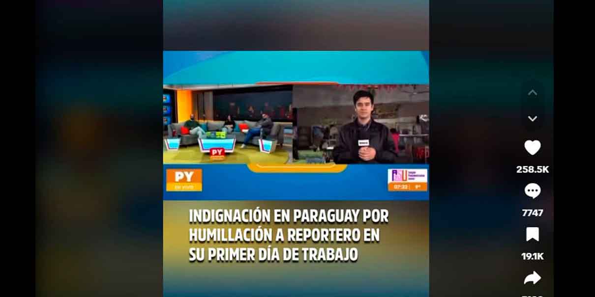 VIDEO. Despedida en vivo: conductora humilla a reportero en su primer día y desata polémica en Paraguay