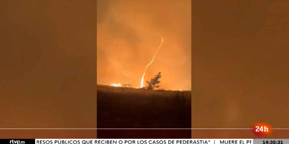 VIDEO. Tornado de fuego en Portugal alarma a Europa en medio de incendios forestales