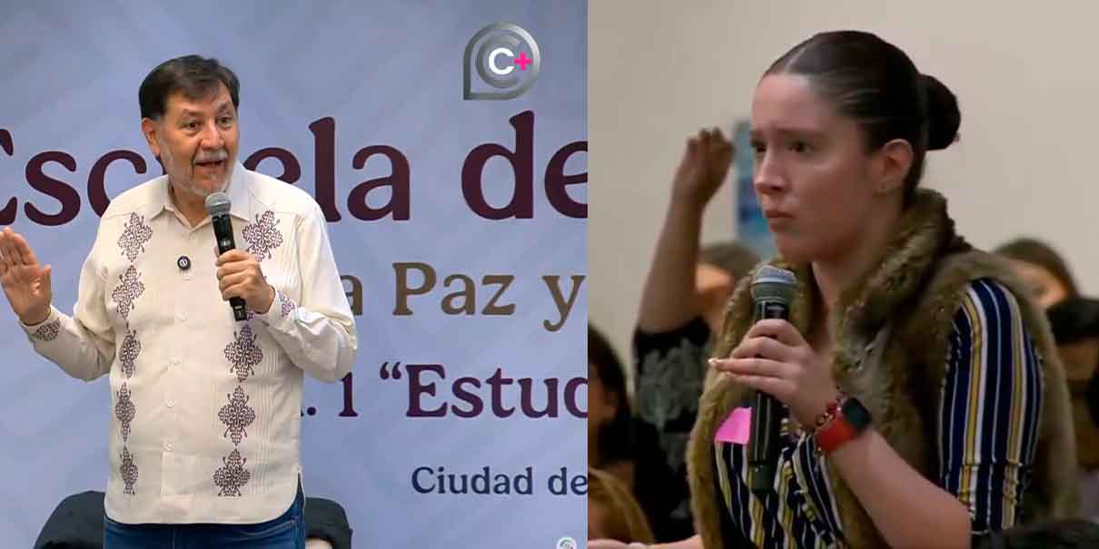 Estudiante cuestiona a Fernández Noroña por austeridad y compra de casa en Tepoztlán