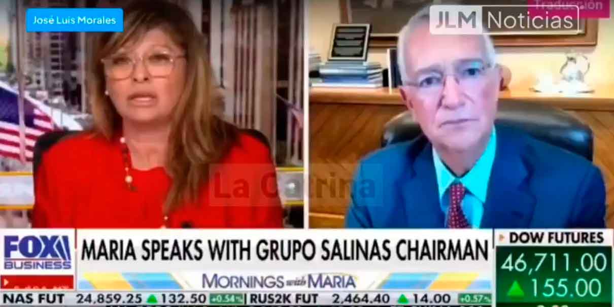 Ricardo Salinas en entrevista con Fox News exhibe un México violento con 100 muertes diarias