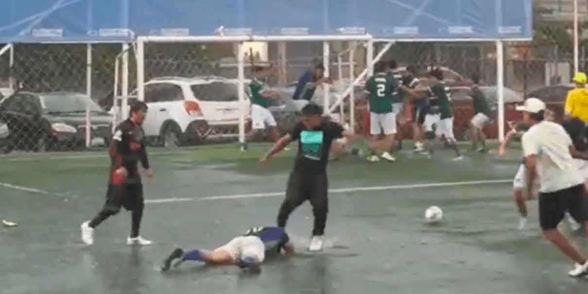 Riña campal en FutCenter Terranova: jugadores golpean a  integrantes del equipo ganador en Guadalajara