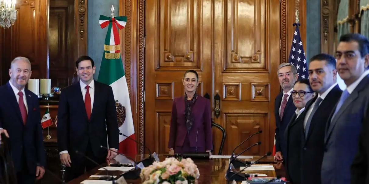 Seguridad binacional, tema central en reunión de Sheinbaum con Marco Rubio