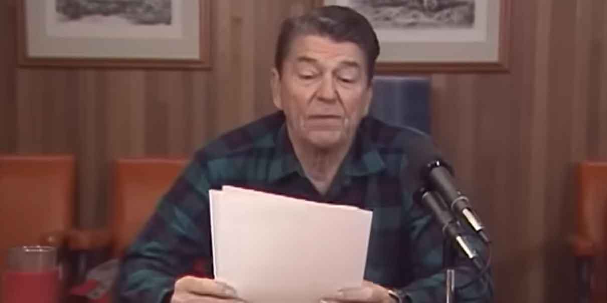 Así fue el mensaje de Reagan que llevó a Trump a cortar lazos comerciales con Canadá