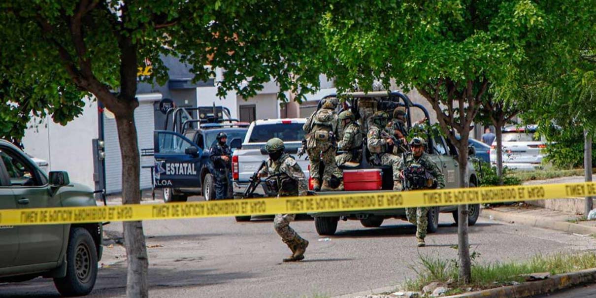 Balacera en Culiacán: asesinan a policía estatal y abaten a cinco sicarios