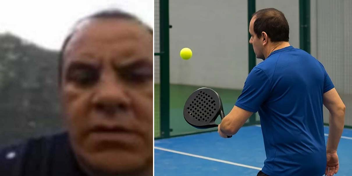 Cuauhtémoc Blanco sorprendido jugando pádel durante discusión legislativa