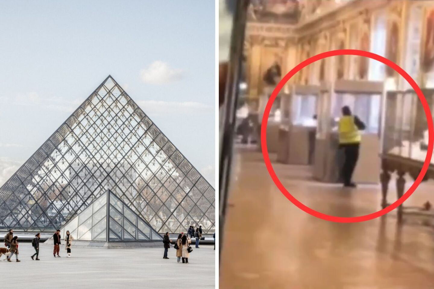 Caen dos presuntos implicados en el robo millonario del Louvre