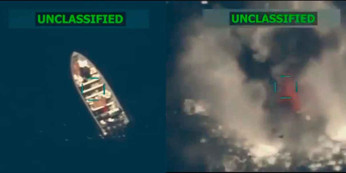 EEUU presume el asesinato de otros narcoterroristas en barco; crece la tensión política en el Congreso