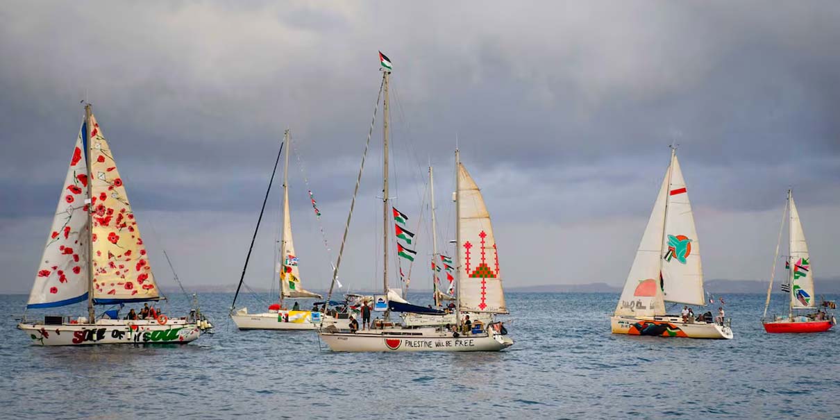 Embajada de Israel aclara situación de mexicanos en la Flotilla Global Sumud rumbo a Gaza