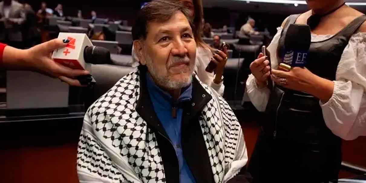 Gerardo Fernández Noroña pedirá licencia en el Senado para viajar a Palestina