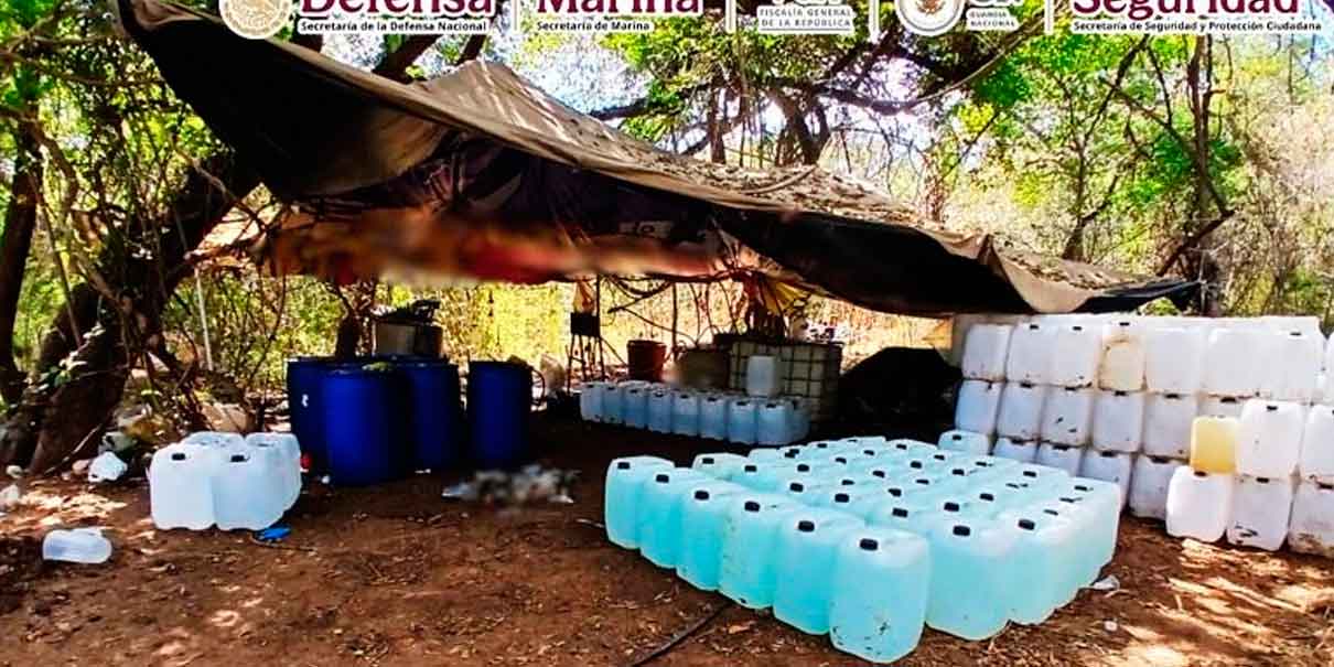 Golpe al Cartel de Sinaloa: Desmantelan laboratorio y decomisan más de 500 kilos de metanfetamina