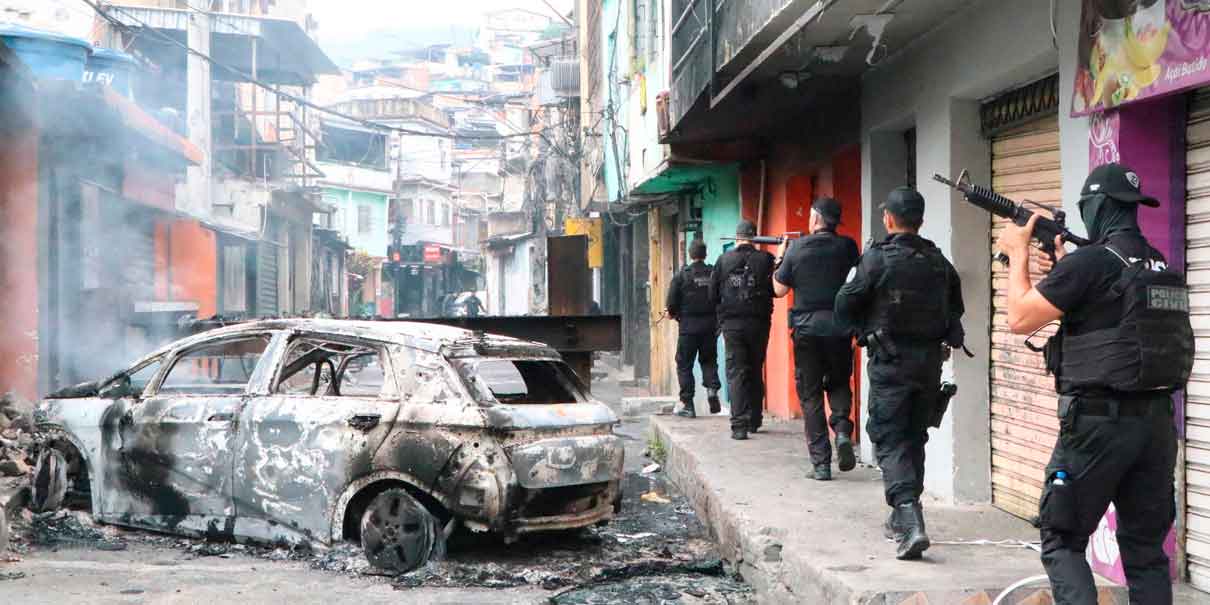 IMÁGENES SENSIBLES. Deja 64 muertos enfrentamiento contra el crimen organizado en Brasil