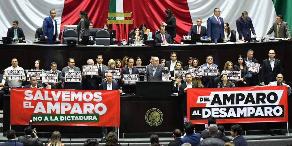 Reforma a la Ley de Amparo de Sheinbaum es aprobada; polémica sobre retroactividad persiste