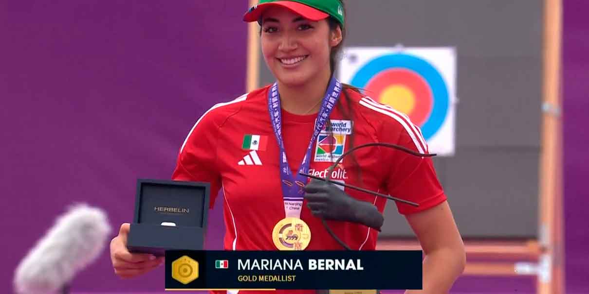 VIDEO. Mariana Bernal gana el oro en la Final de la Copa del Mundo de Tiro con Arco. un duelo de mexicanas