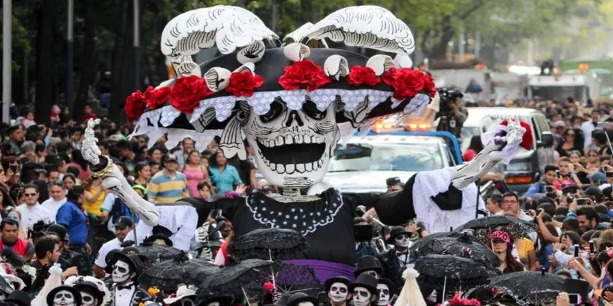 Mega Procesión de Catrinas, Día de Muertos CDMX, Cultura Mexicana