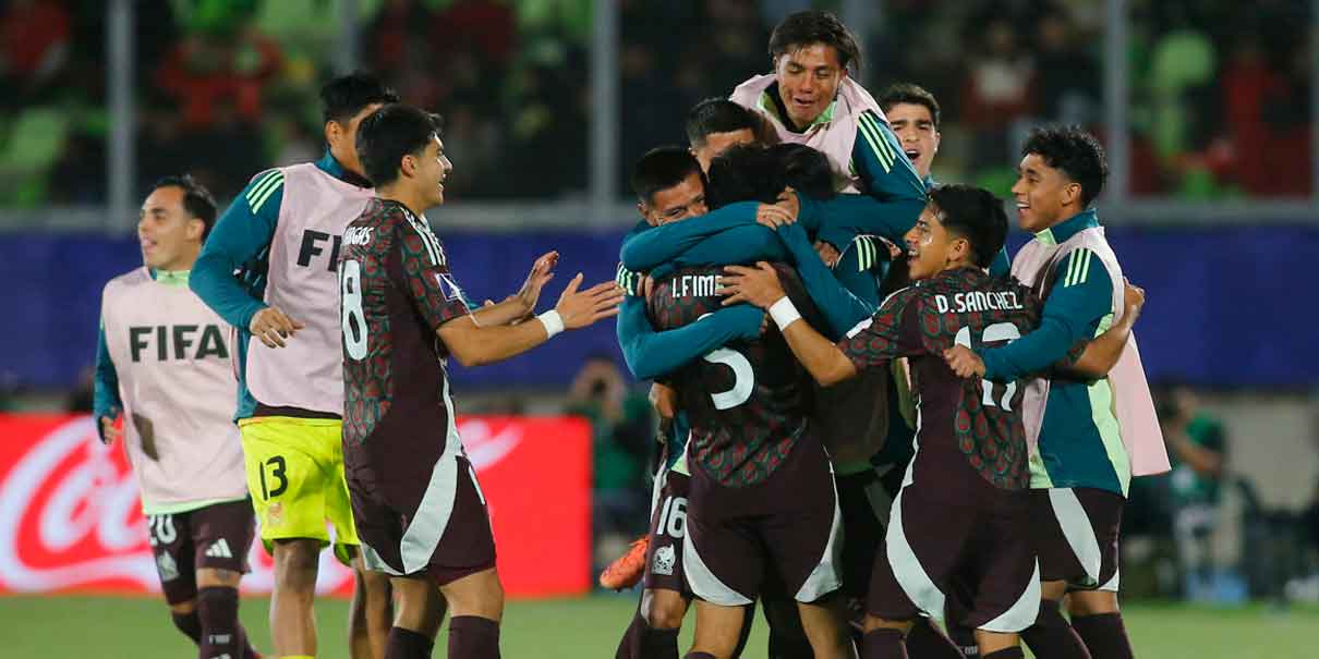 México Sub-20 aplasta al anfitrión Chile y avanza a cuartos de final del Mundial