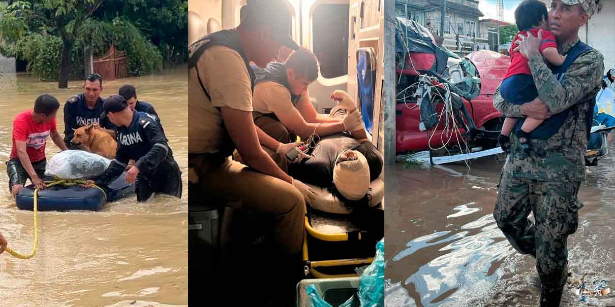 “Priscilla”, “Jerry” y “Raymond”, dejan 29 muertos y afectaciones en el país; ; Sheinbaum coordina acciones