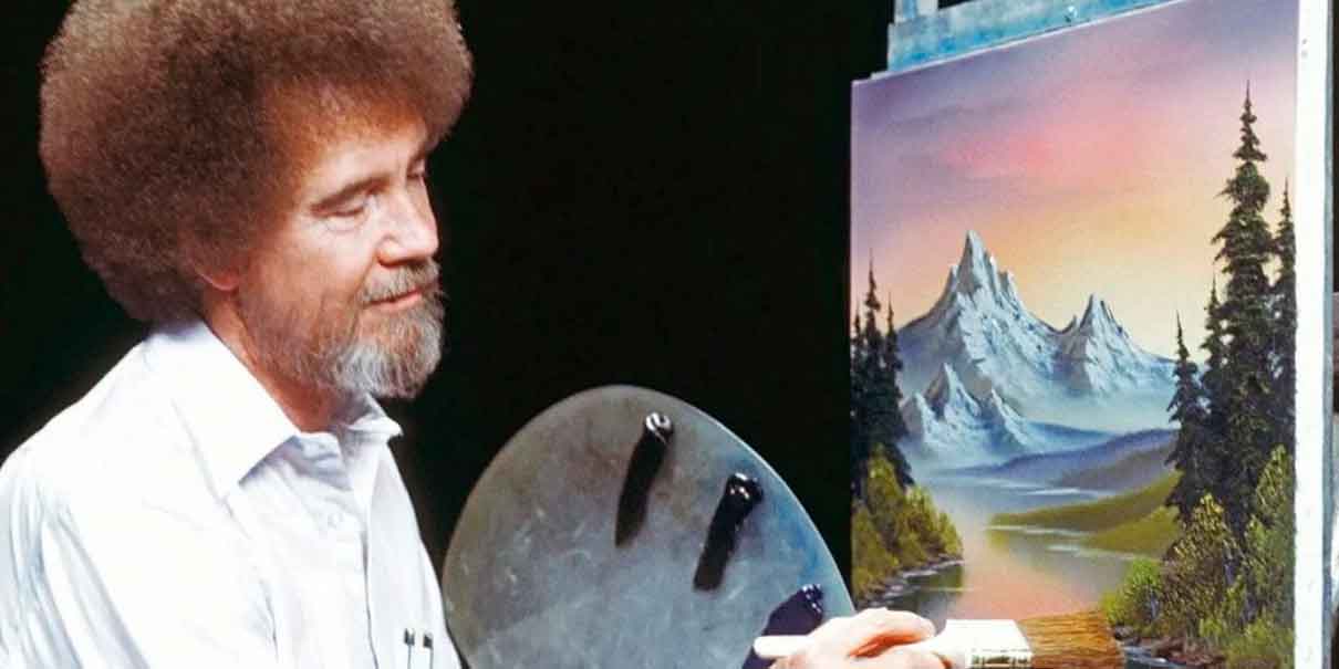 Subastan 30 obras de Bob Ross para apoyar a la televisión pública de Estados Unidos