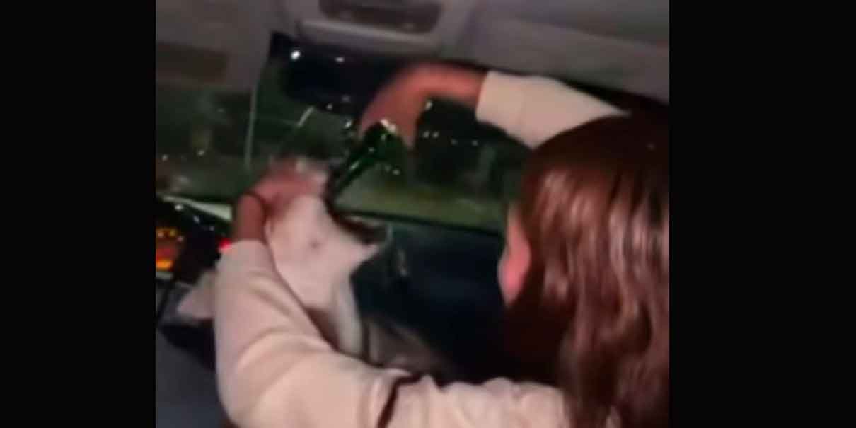 VIDEO. Jovencitas en Chihuahua obligan a una perrita callejera a beber alcohol y exigen castigo ejemplar