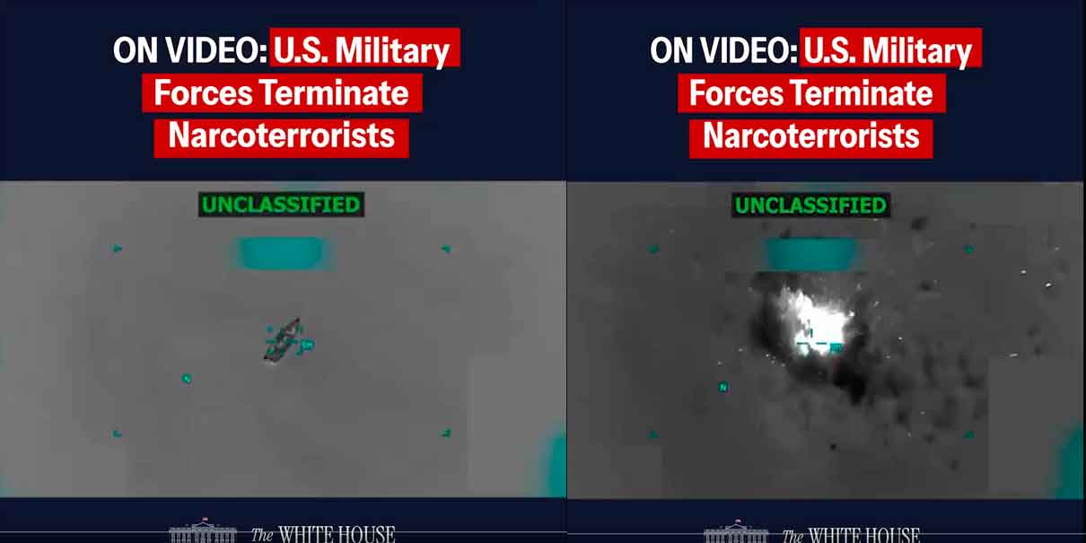 VIDEO. Lanzan nuevo ataque contra narcolancha cerca de Venezuela: Trump confirma seis muertos