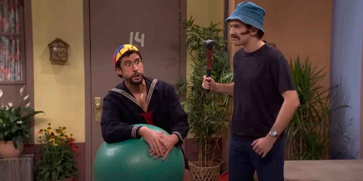 VIDEO. Saturday Night Live rinde homenaje a El Chavo del 8 y Bad Bunny interpreta a ‘Quico